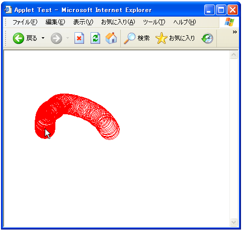 MouseMotionListenerテスト
