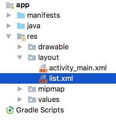 listview list 01 - [Android] ListView と ArrayAdapter 簡単なテキストリストの表示