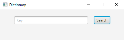 図13●DictionaryAppの起動画面