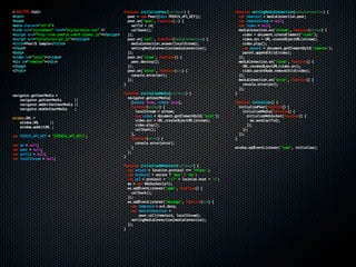 navigator.getUserMedia =
navigator.getUserMedia ||
navigator.webkitGetUserMedia ||
navigator.mozGetUserMedia ;
window.URL =
window.URL ||
window.webkitURL ;
var PEERJS_API_KEY = '[PEERJS_API_KEY]';
var ws = null;
var peer = null;
var selfid = null;
var localStream = null;
function initializePeer(callback) {
peer = new Peer({key: PEERJS_API_KEY});
peer.on('open', function(id) {
selfid = id;
callback();
});
peer.on('call', function(mediaConnection) {
mediaConnection.answer(localStream);
settingMediaConnection(mediaConnection);
});
peer.on('close', function() {
peer.destroy();
});
peer.on('error', function(err) {
console.error(err);
});
}
function initializeMedia(callback) {
navigator.getUserMedia(
{audio: true, video: true},
function(stream) {
localStream = stream;
var video = document.getElementById('local');
video.src = URL.createObjectURL(stream);
video.play();
callback();
},
function(error) {
console.error(error);
}
);
}
function initializeWebSocket(callback) {
var secure = location.protocol === 'https:';
var protocol = secure ? 'wss' : 'ws';
var url = protocol + '://' + location.host + '/';
ws = new WebSocket(url);
ws.addEventListener('open', function() {
callback();
});
ws.addEventListener('message', function(evt) {
var remoteid = evt.data;
var mediaConnection =
peer.call(remoteid, localStream);
settingMediaConnection(mediaConnection);
});
}
function settingMediaConnection(mediaConnection) {
var remoteid = mediaConnection.peer;
var remoteStream = null;
var video = null;
mediaConnection.on('stream', function(stream) {
video = document.createElement('video');
video.src = URL.createObjectURL(stream);
video.play();
var parent = document.getElementById('remotes');
parent.appendChild(video);
});
mediaConnection.on('close', function() {
URL.revokeObjectURL(video.src);
video.parentNode.removeChild(video);
});
mediaConnection.on('error', function() {
console.error(err);
});
}
function initialize() {
initializePeer(function() {
initializeMedia(function() {
initializeWebSocket(function() {
ws.send(selfid);
});
});
});
}
window.addEventListener('load', initialize);
<!DOCTYPE html>
<html>
<head>
<meta charset="utf-8">
<link rel="stylesheet" href="styles/style.css" />
<script src="http://cdn.peerjs.com/0.3/peer.js"></script>
<script src="scripts/script.js"></script>
<title>PeerJS Sample</title>
</head>
<body>
<video id="local"></video>
<div id="remotes"></div>
</body>
</html>
 